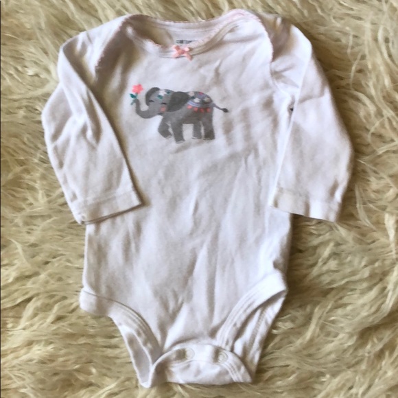 carters elephant onesie